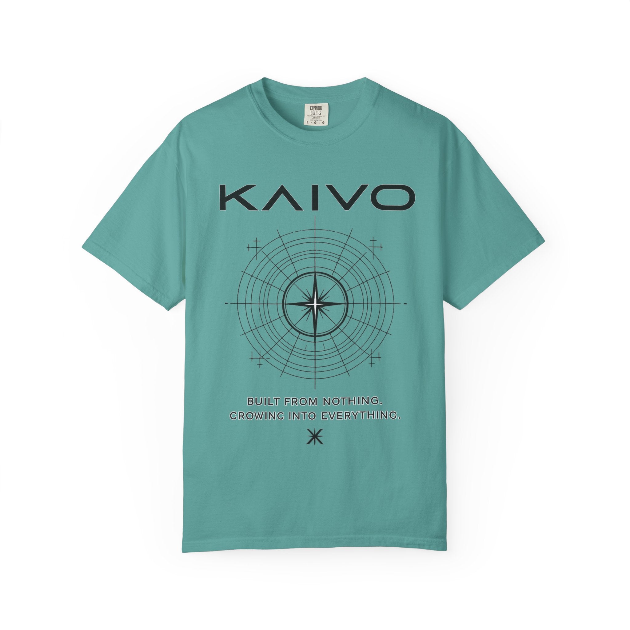 Kaivo Compass Logo T-Shirt — "Built From Nothing. Growing Into Everything."