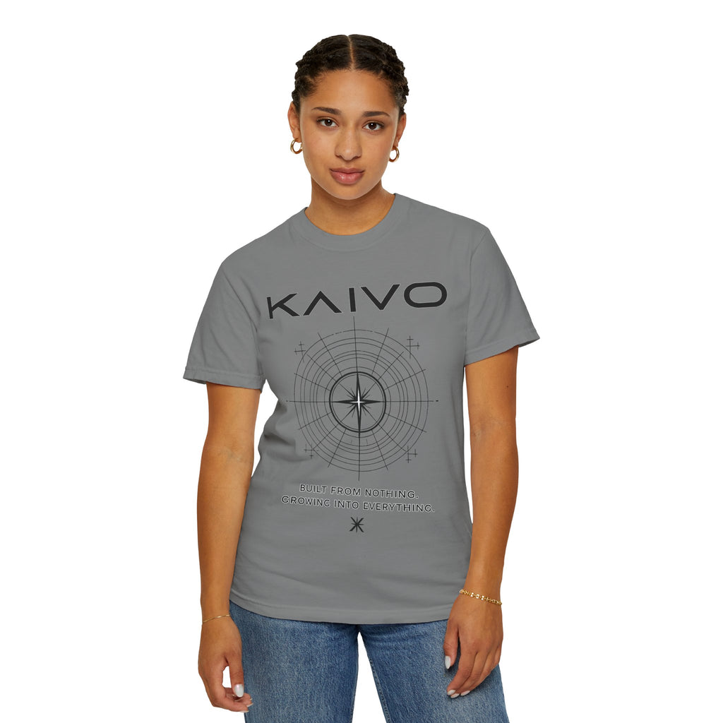 Kaivo Compass Logo T-Shirt — "Built From Nothing. Growing Into Everything."