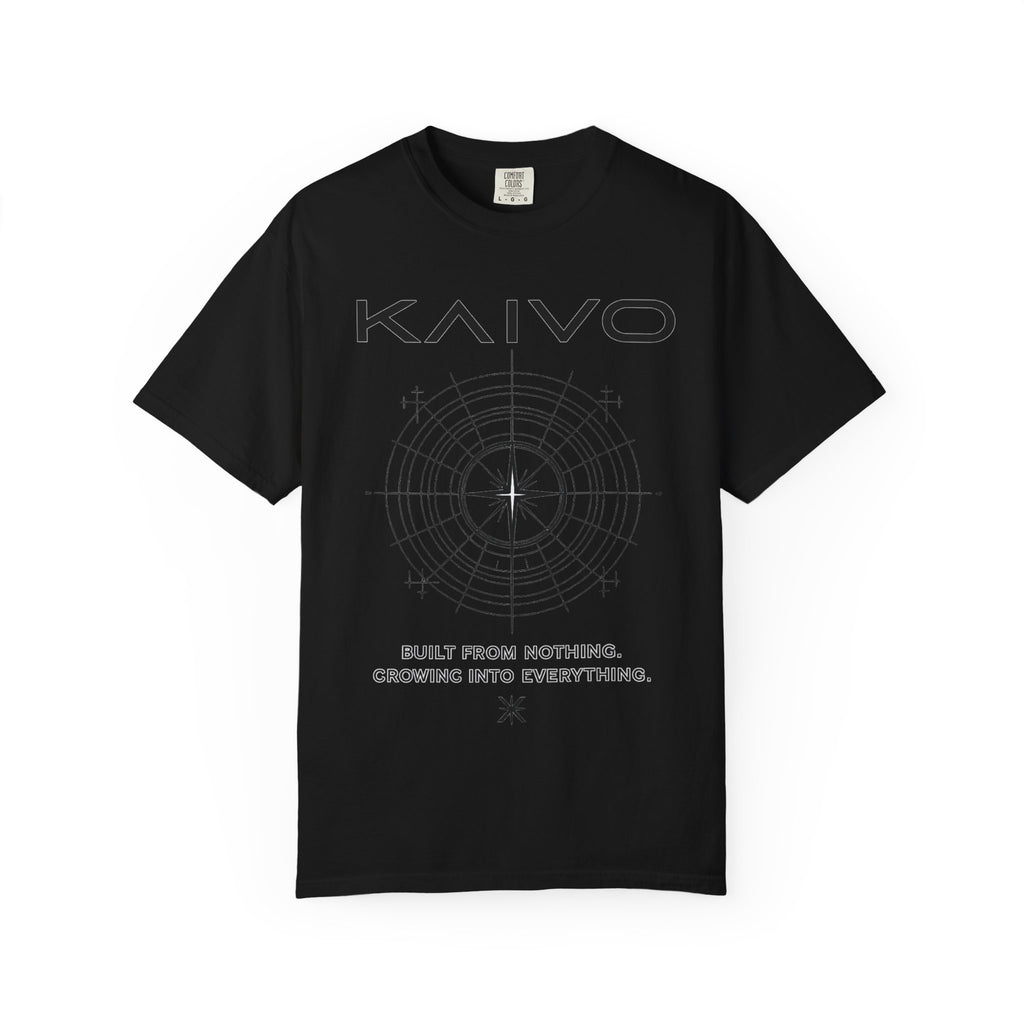 Kaivo Compass Logo T-Shirt — "Built From Nothing. Growing Into Everything."