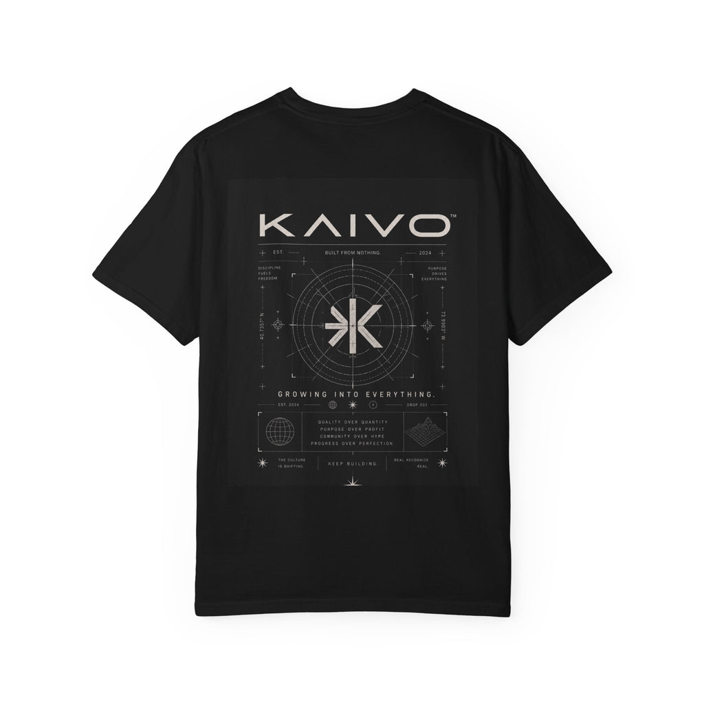 Kaivo Compass Logo T-Shirt — "Built From Nothing. Growing Into Everything."