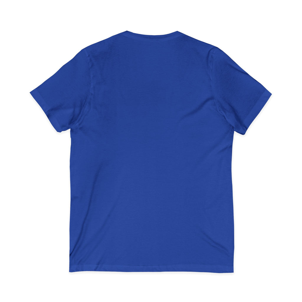 Motivational Compass V-Neck Tee — “Built From Nothing. Keep Building.”