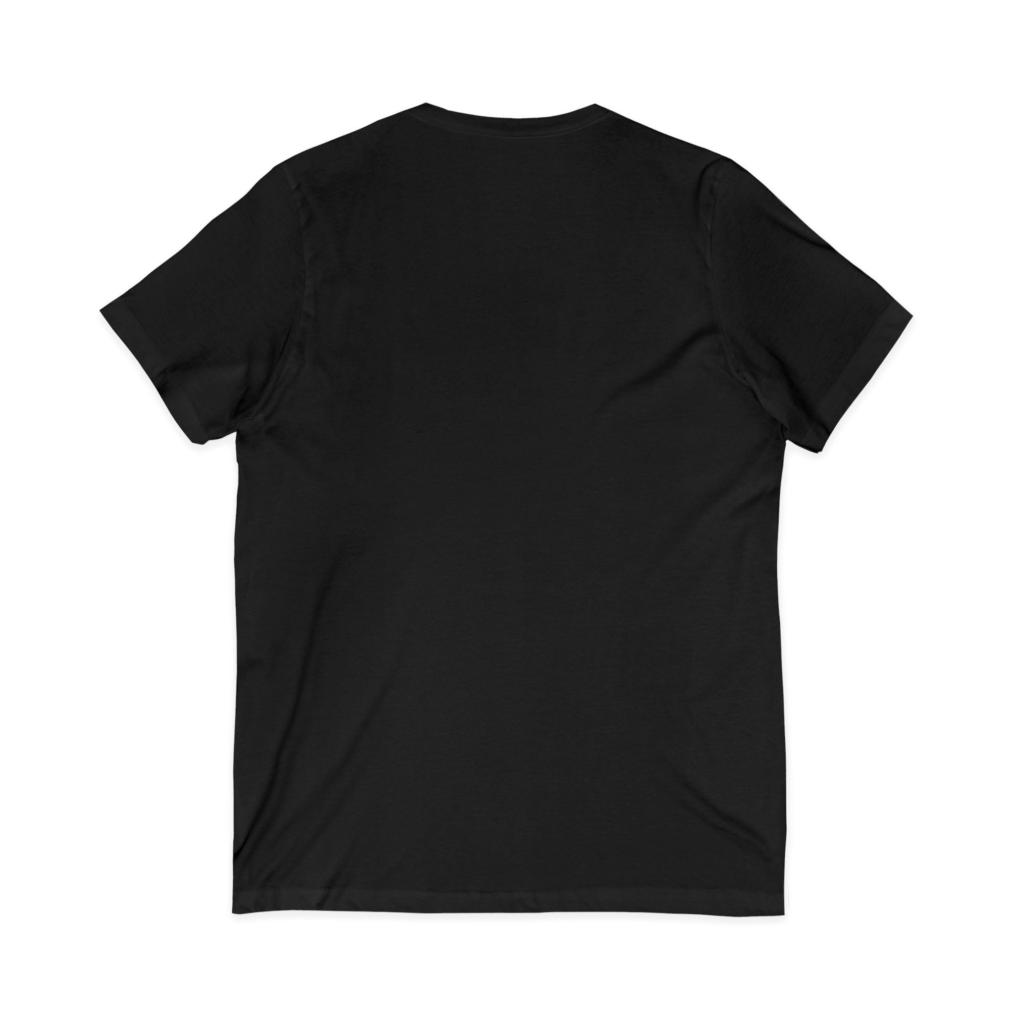 Motivational Compass V-Neck Tee — “Built From Nothing. Keep Building.”