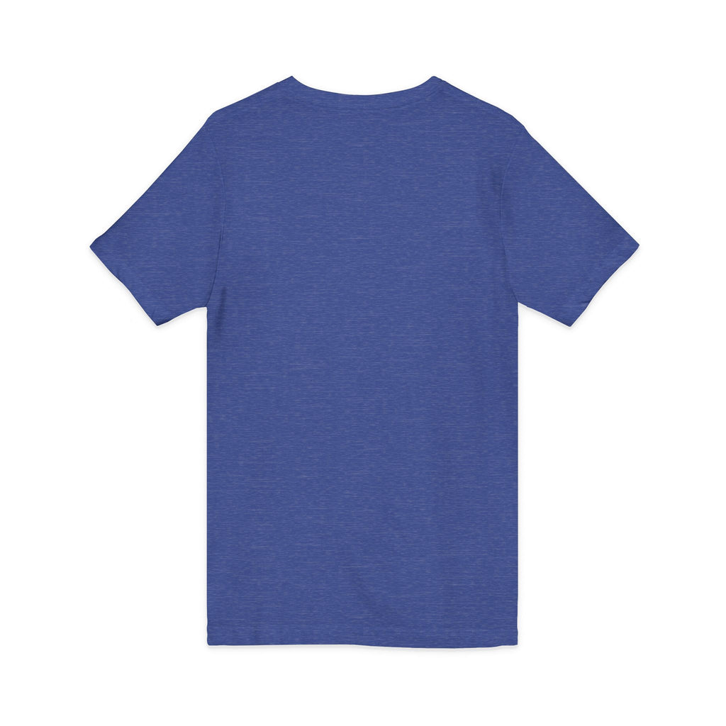 Motivational Compass V-Neck Tee — “Built From Nothing. Keep Building.”