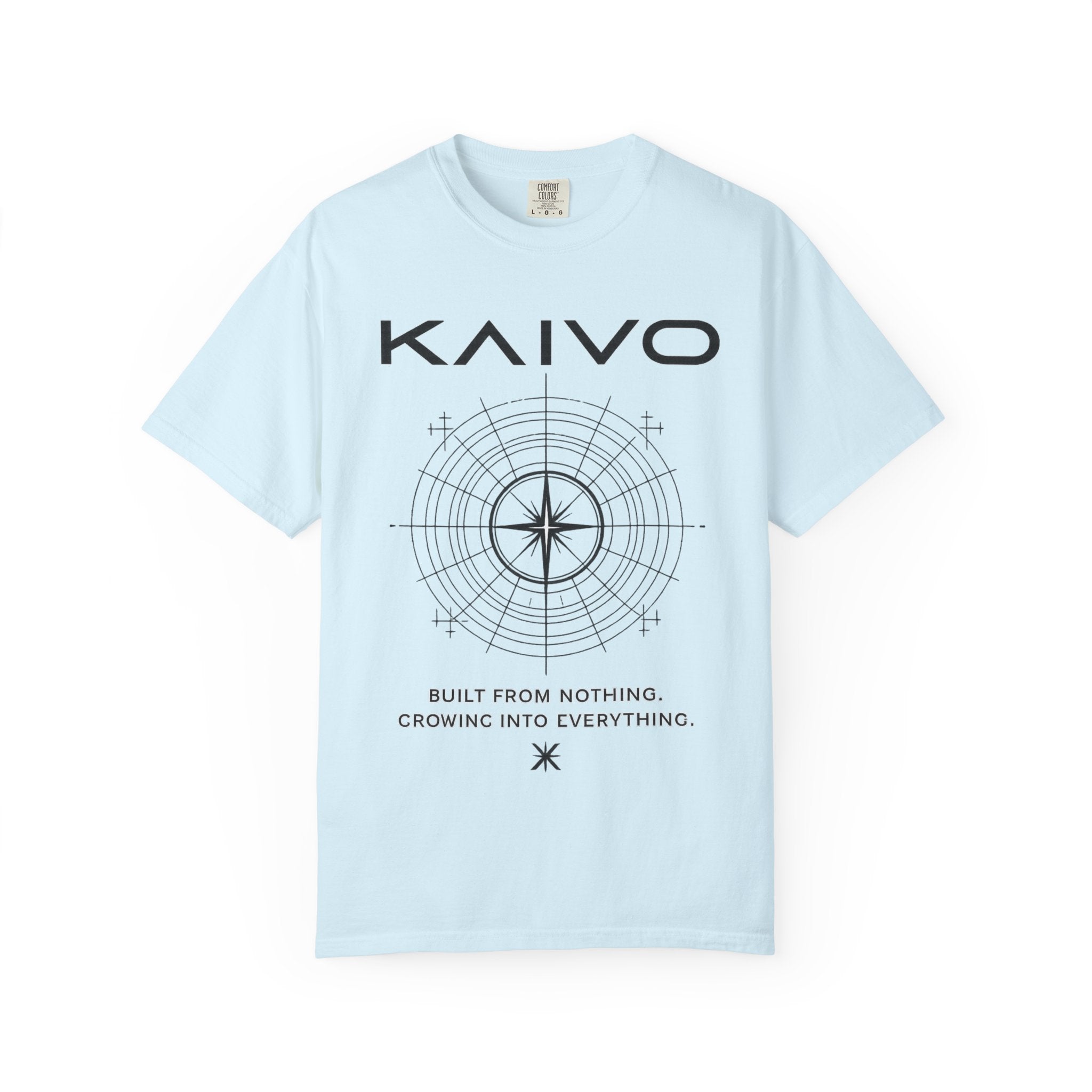 Kaivo Compass Logo T-Shirt — "Built From Nothing. Growing Into Everything."