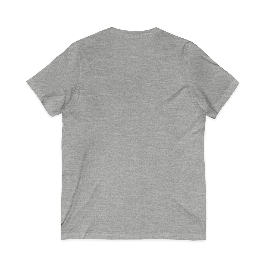 Motivational Compass V-Neck Tee — “Built From Nothing. Keep Building.”