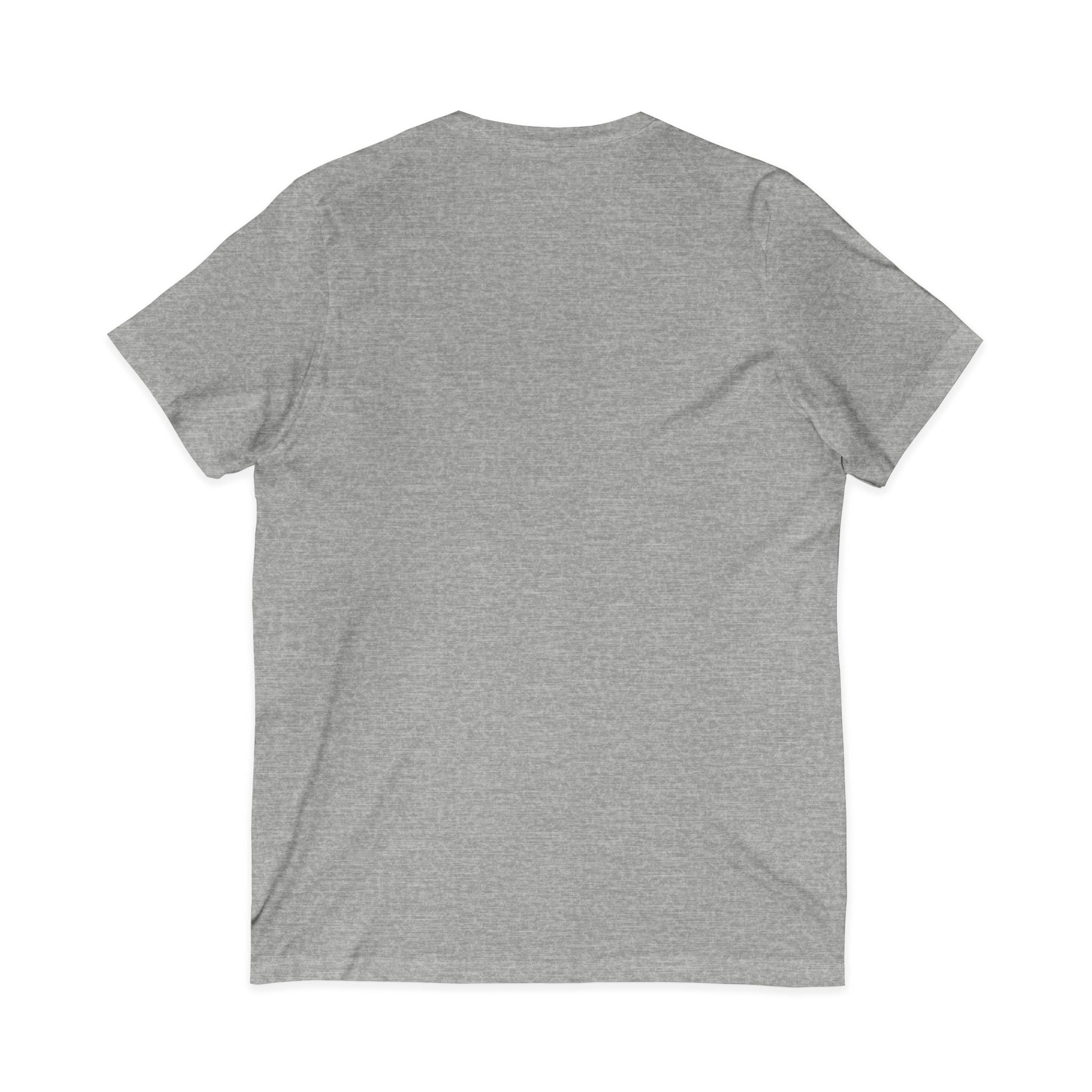 Motivational Compass V-Neck Tee — “Built From Nothing. Keep Building.”