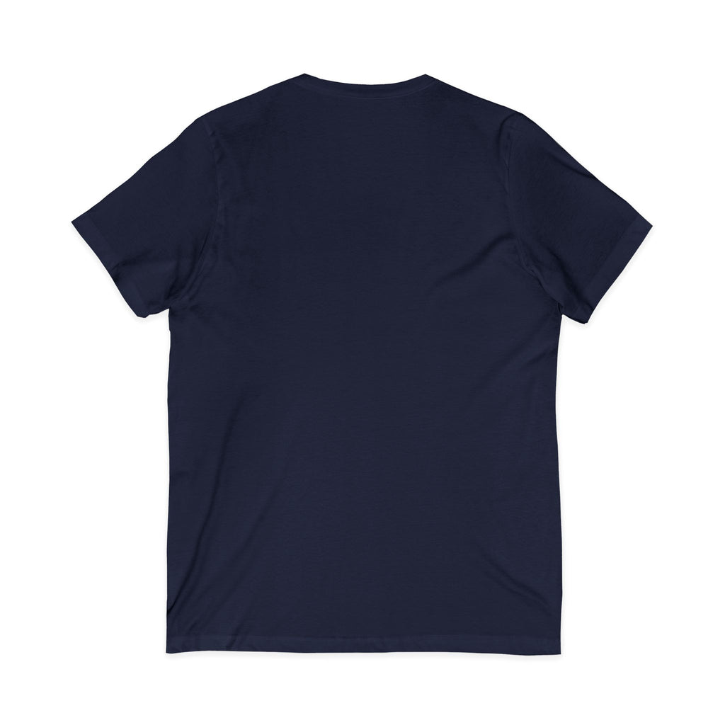 Motivational Compass V-Neck Tee — “Built From Nothing. Keep Building.”