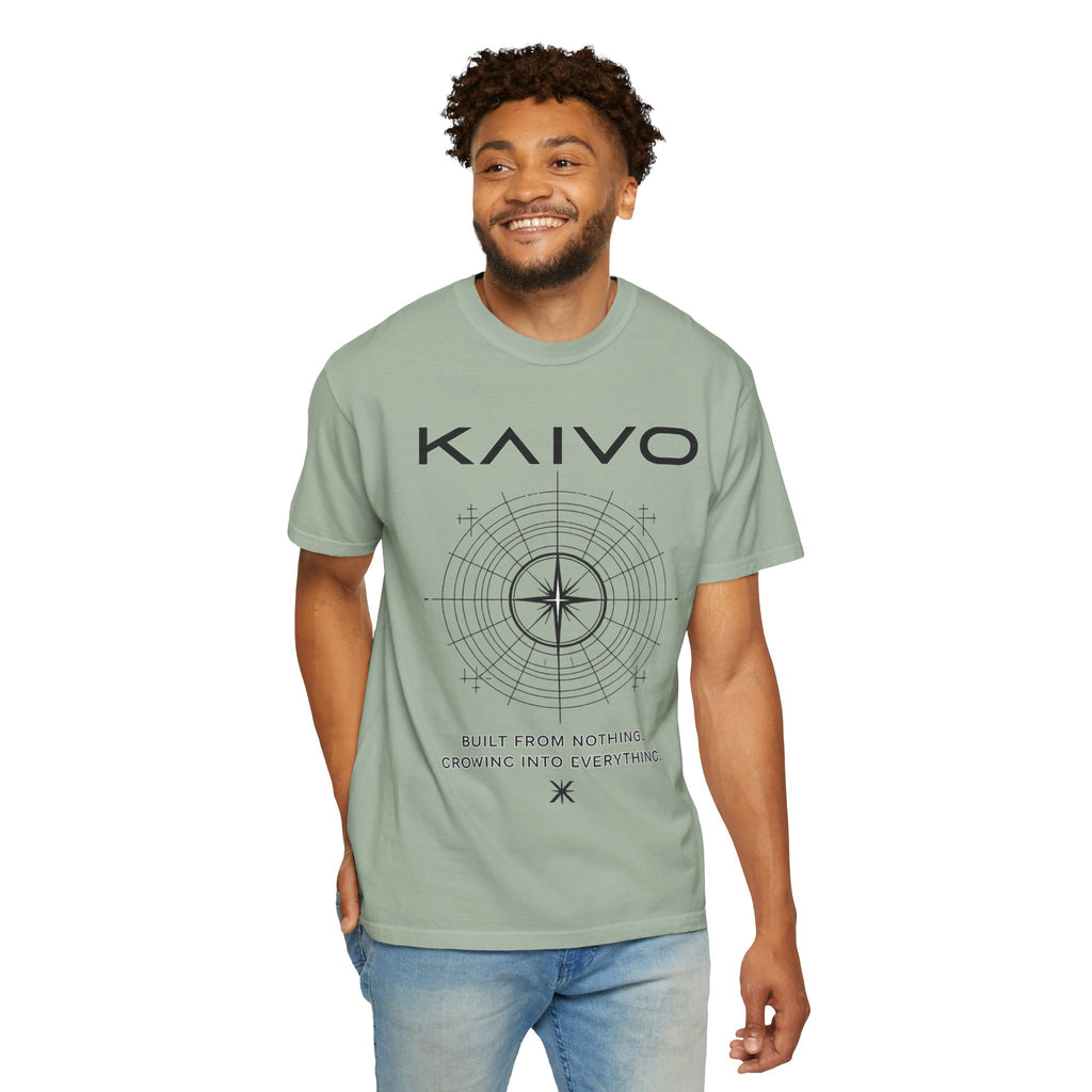 Kaivo Compass Logo T-Shirt — "Built From Nothing. Growing Into Everything."