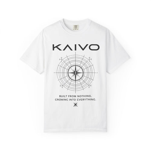 Kaivo Compass Logo T-Shirt — "Built From Nothing. Growing Into Everything."