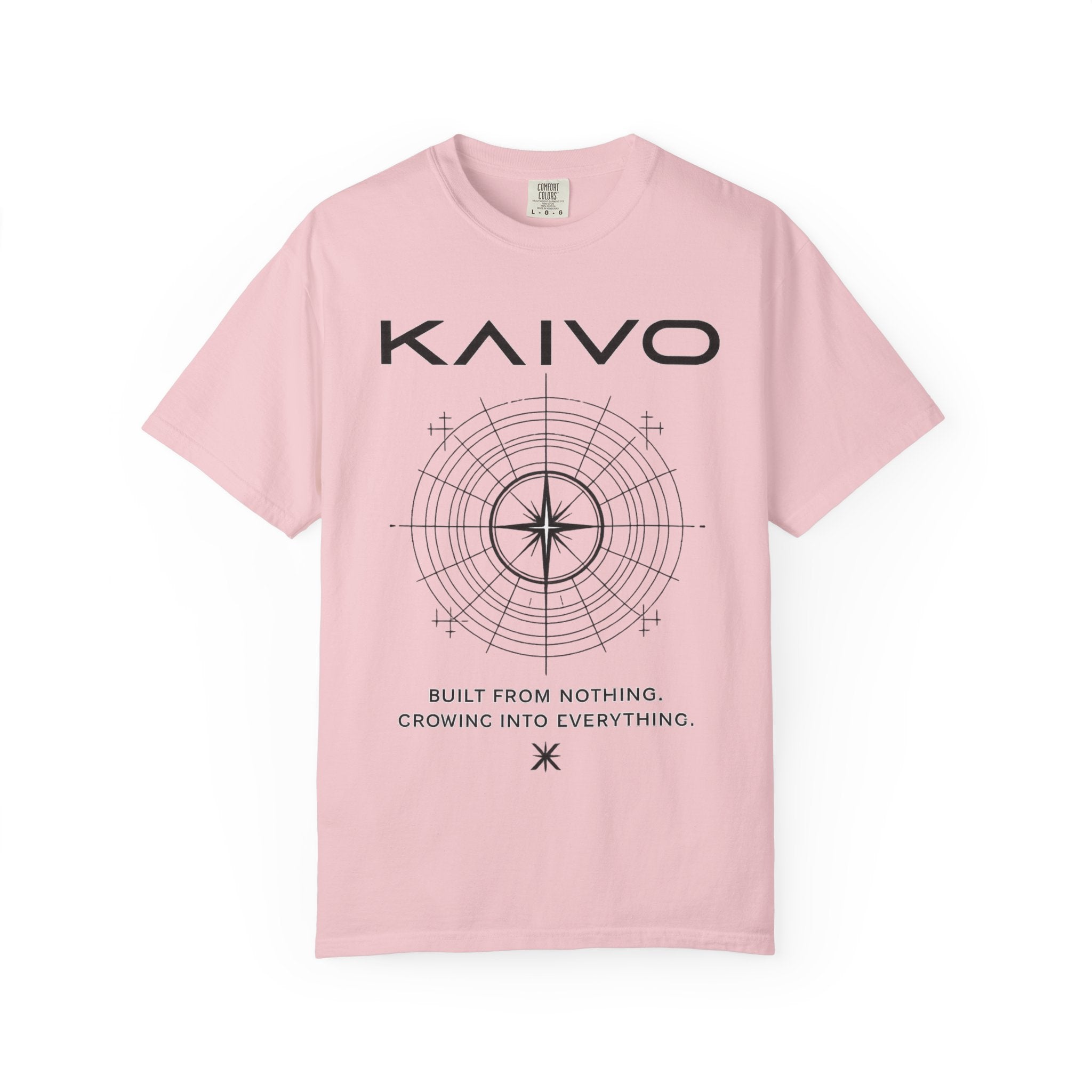 Kaivo Compass Logo T-Shirt — "Built From Nothing. Growing Into Everything."