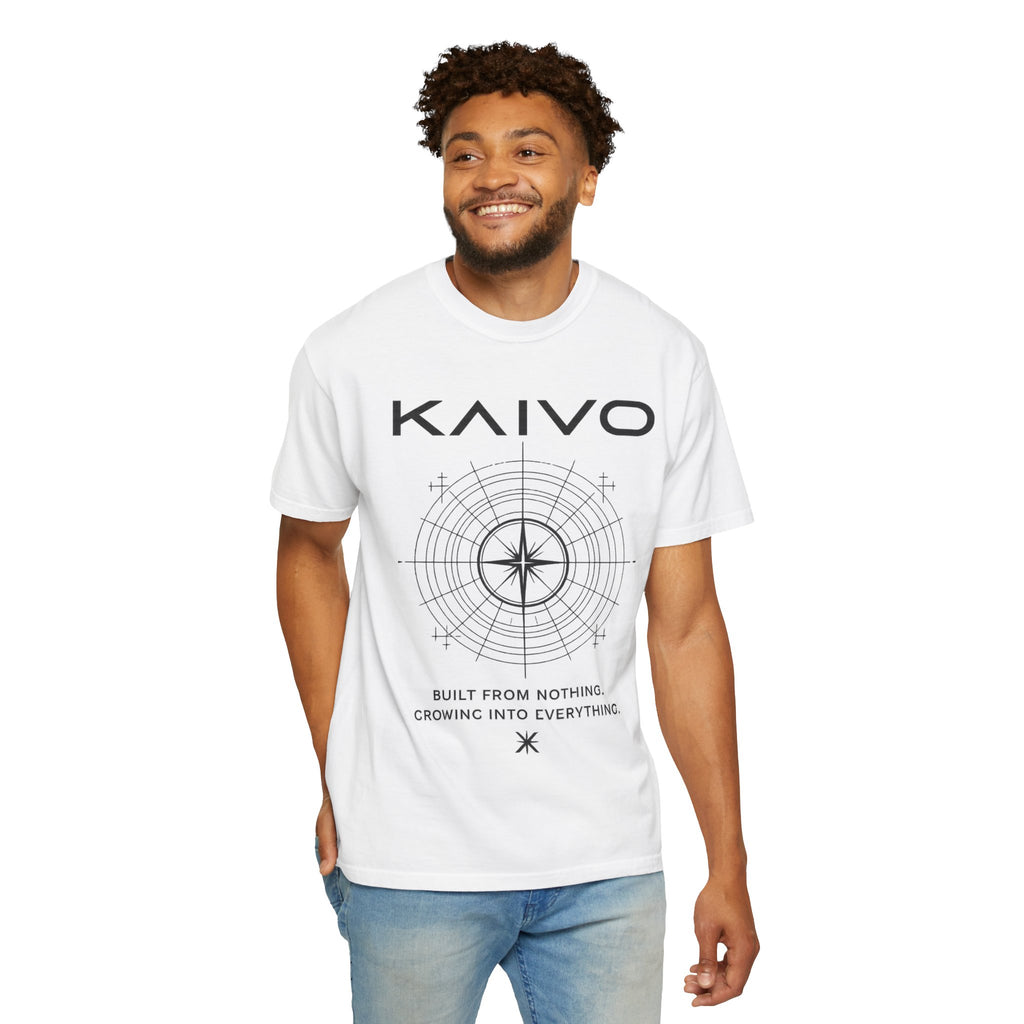 Kaivo Compass Logo T-Shirt — "Built From Nothing. Growing Into Everything."