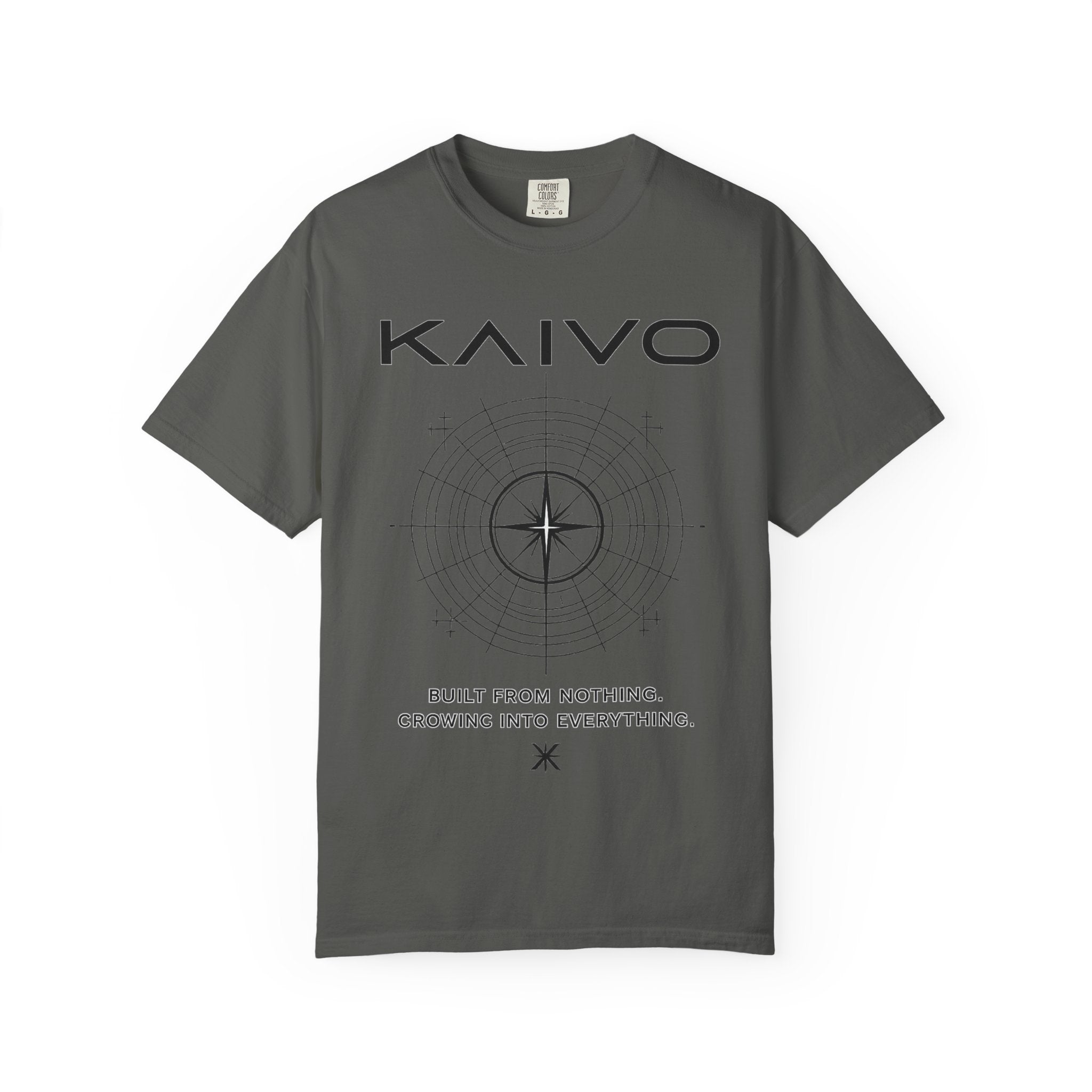 Kaivo Compass Logo T-Shirt — "Built From Nothing. Growing Into Everything."