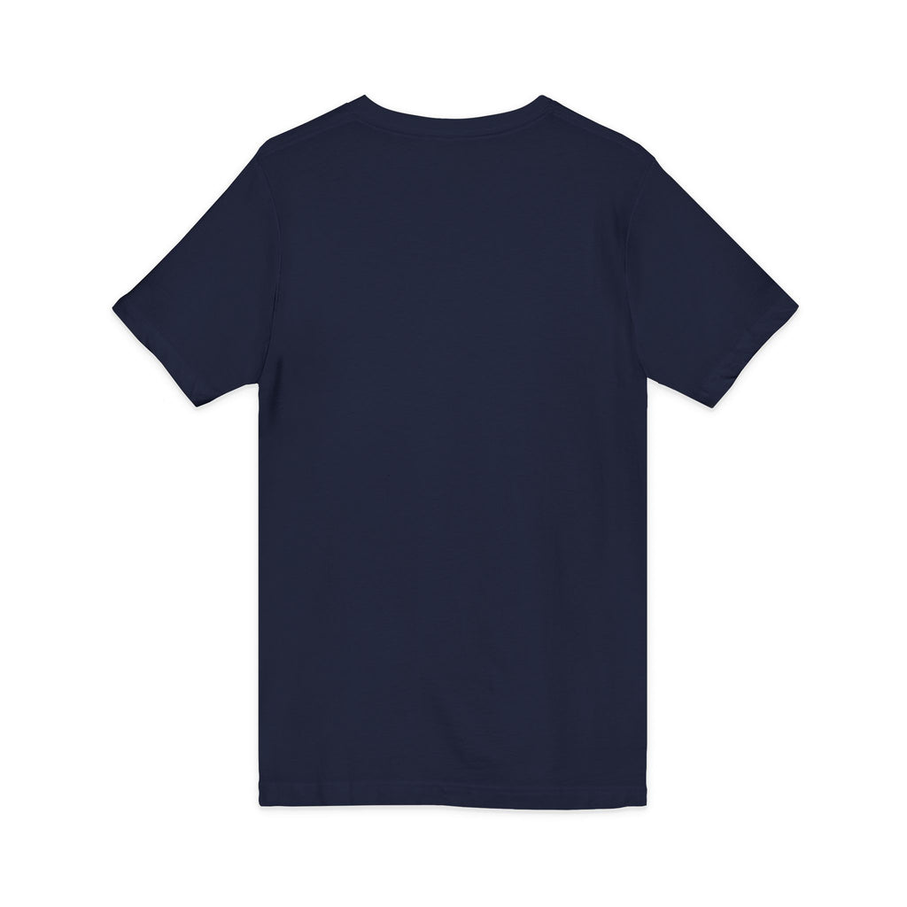 Motivational Compass V-Neck Tee — “Built From Nothing. Keep Building.”