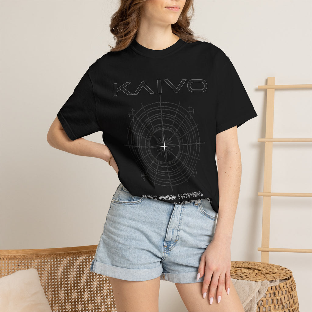 Kaivo Compass Logo T-Shirt — "Built From Nothing. Growing Into Everything."
