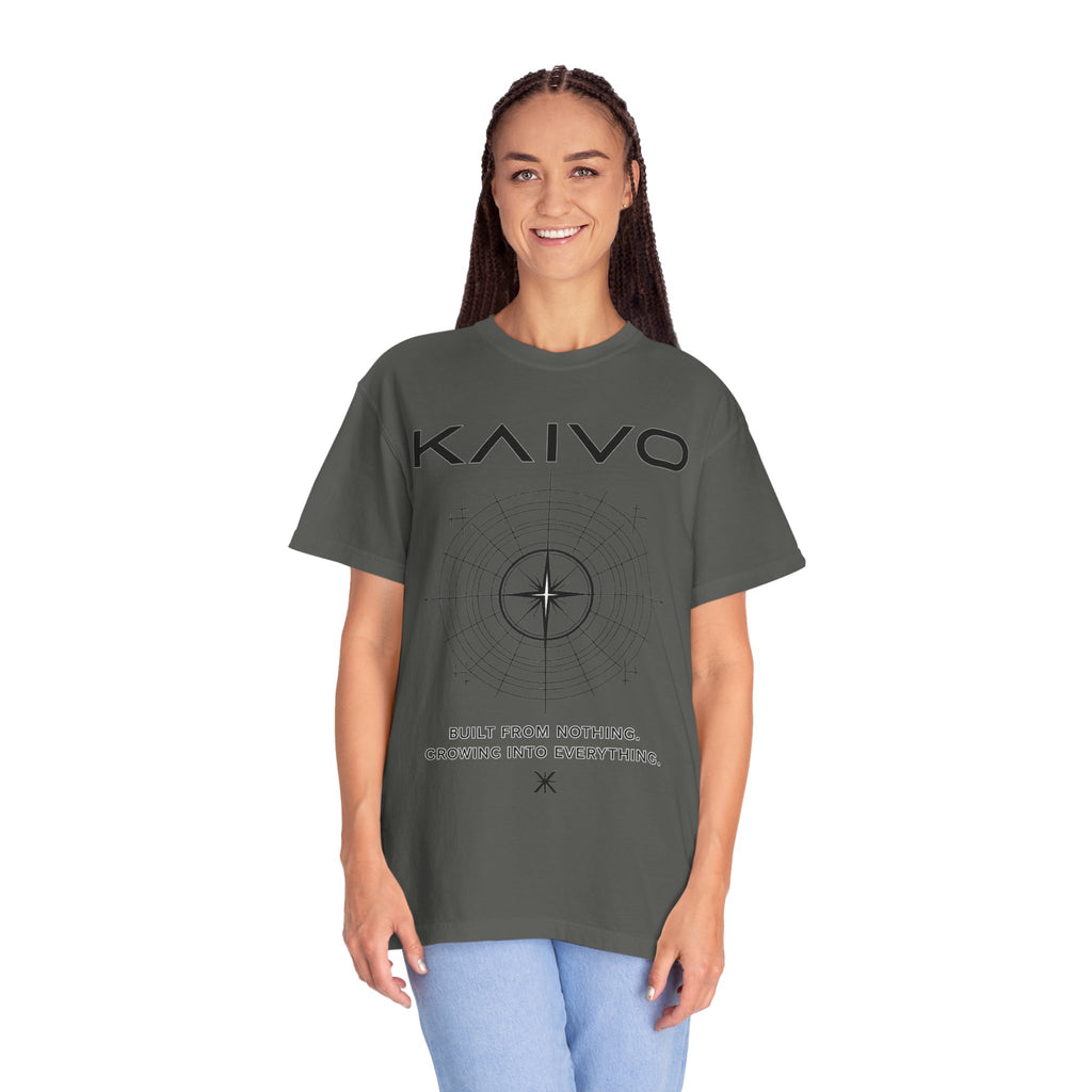 Kaivo Compass Logo T-Shirt — "Built From Nothing. Growing Into Everything."