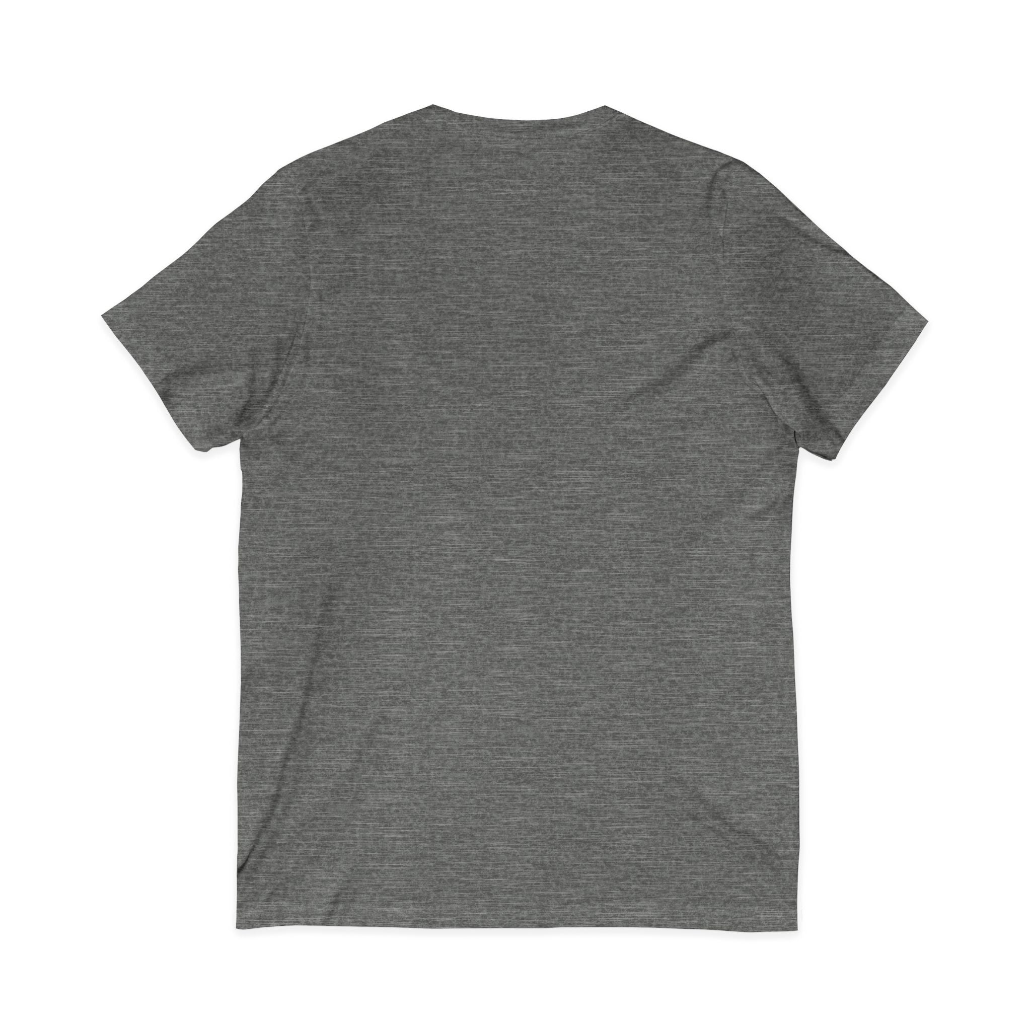Motivational Compass V-Neck Tee — “Built From Nothing. Keep Building.”