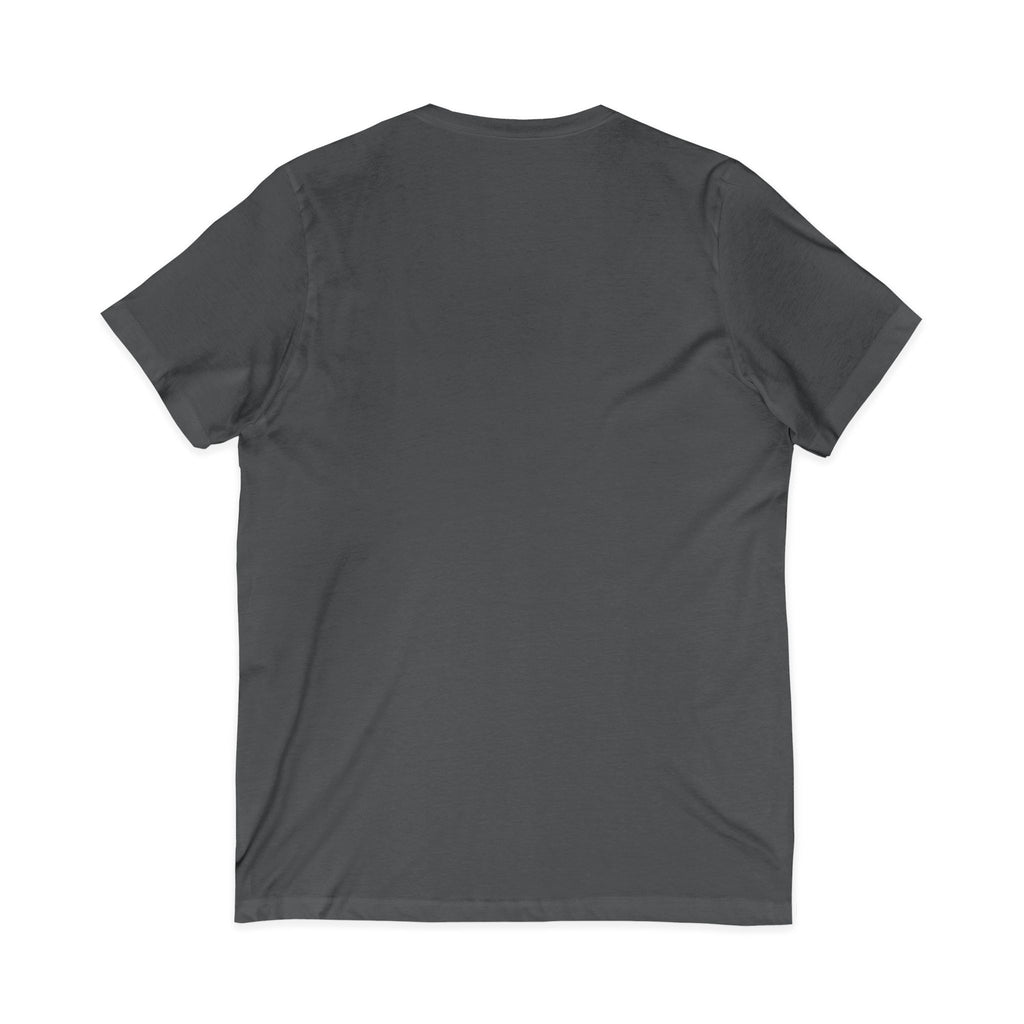 Motivational Compass V-Neck Tee — “Built From Nothing. Keep Building.”